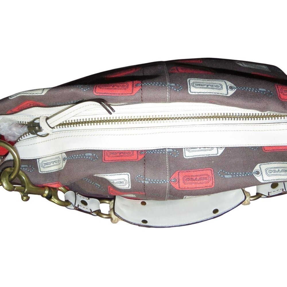 Coach 2006 Limited Edition Hangtag Carly XL Hobo Cursive Creed & Brass hardware - Picture 16 of 16